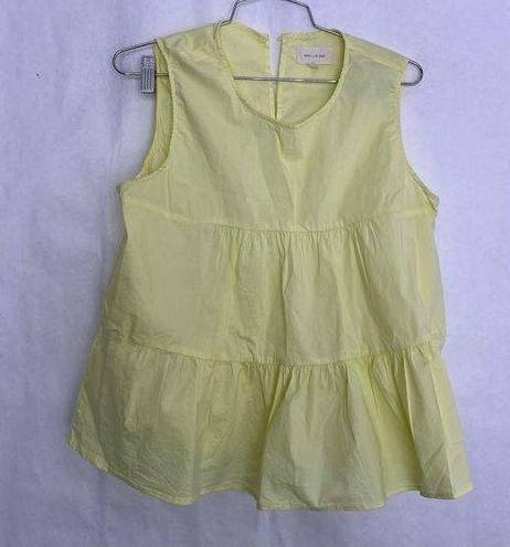 MELLODAY 5/$25  yellow tank top medium petite