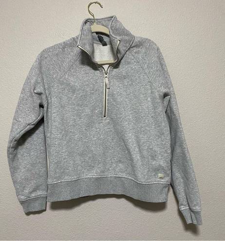 Vuori  Restore Gray Half Zip Pullover Sweatshirt