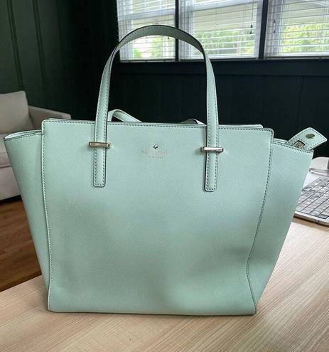 Kate Spade  New York Cedar Street Hayden Mint Satchel Tote Shoulder Bag Handbag