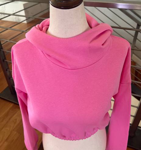 Naked Wardrobe French Terry Hoodie In Bubblegum Pink