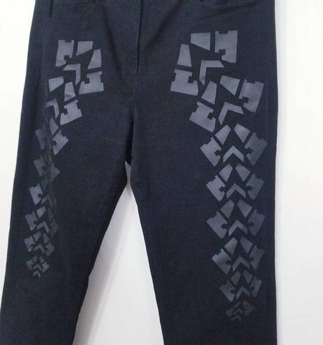 Alexander Wang  x H&M Pattern Art Slim Black Denim