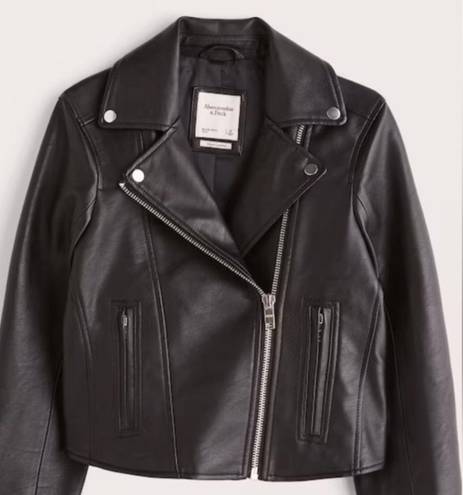Abercrombie & Fitch Vegan Leather Jacket