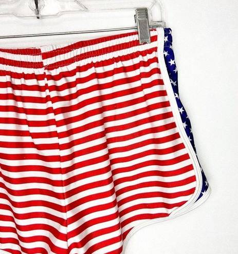 Krass & Co. Athletic Running Shorts American Flag Design Sz M (28x3) No Liner