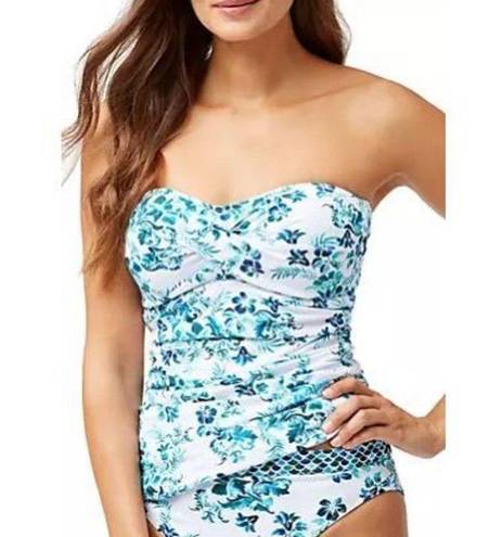 Tommy Bahama New.  blue print swimsuit. MSRP $119.  Size 4