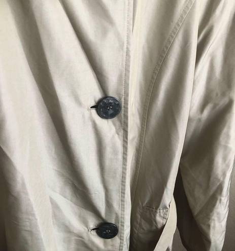 Gallery  vintage beige raincoat size XL