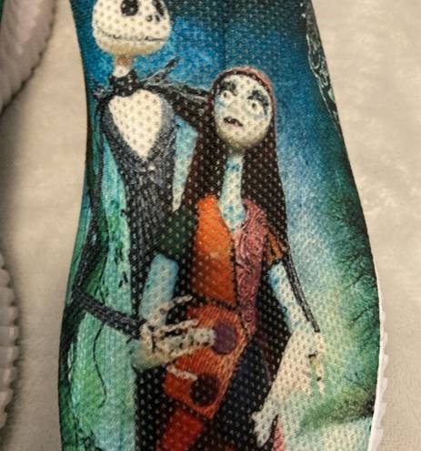 JACK The Nightmare Before Christmas  & Sally Slip-On Sneakers Sz 9