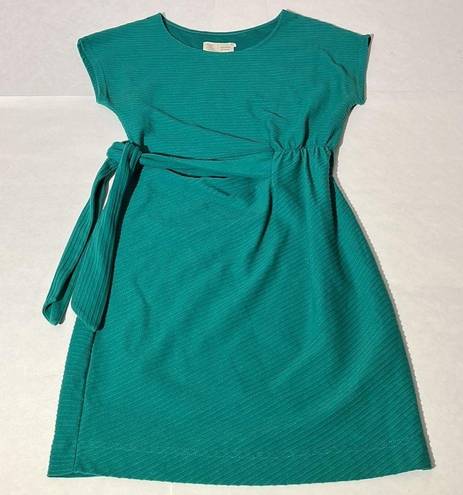 Anthropologie  Saturday Sunday emerald green retro dress sz XS