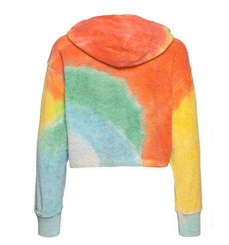 Polo  Ralph Lauren in Tye Die Terrycloth Cropped Hoodie