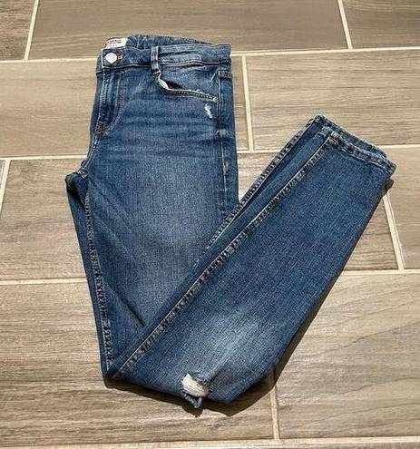 ZARA  trafuluc denim skinny jeans size 6 distressed