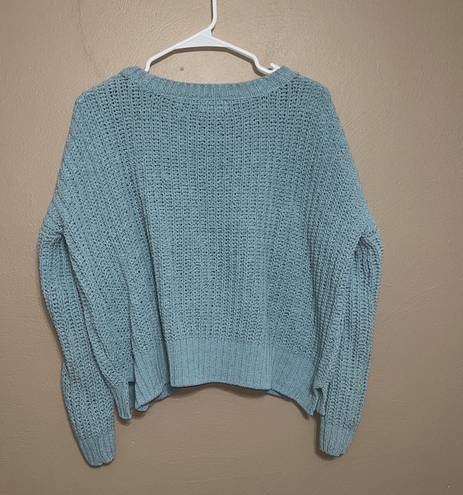 SO Juniors  light blue knit sweater size large