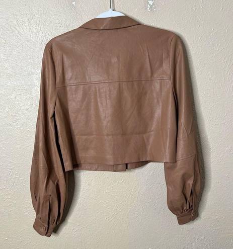 n:philanthropy  Faux Leather Aurora Jacket in Ginger Medium