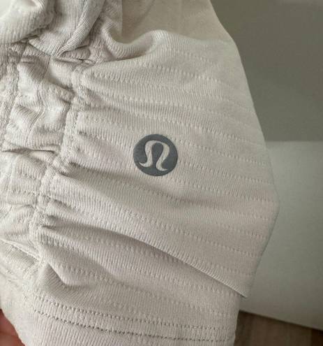 Lululemon White Cropped Tank Top