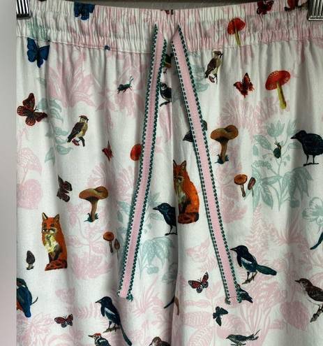 Anthropologie  x Nathalie Lete Woodland Creatures Light Flannel Pajama Pants XS