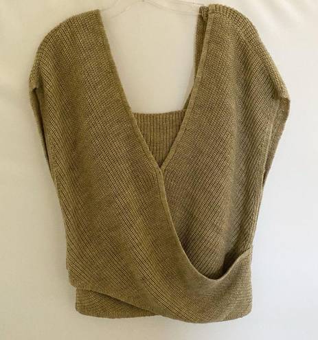 Anthropologie  Two Piece Knit Gray/taupe Sweater Set SZ S NWOT