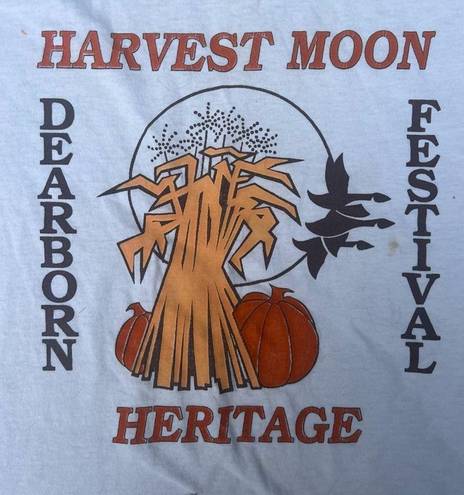 The Moon Vint. Harvest Heritage Dearborn Festival single stitch short sleeve T-shirt