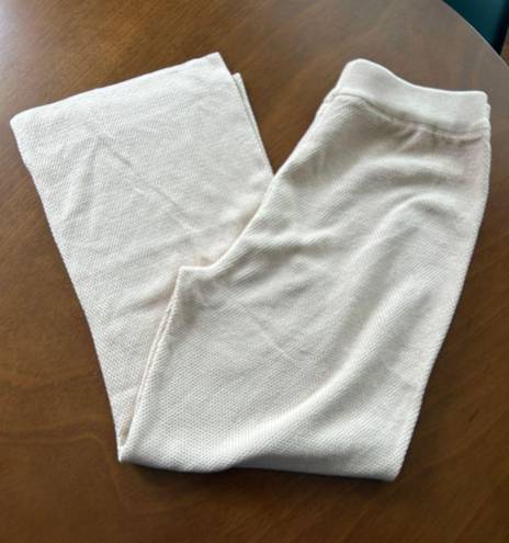 Comfy Cream Wideleg Pants Tan Size XL