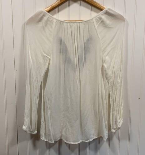 LA Hearts L.A. Hearts white v-neck blouse