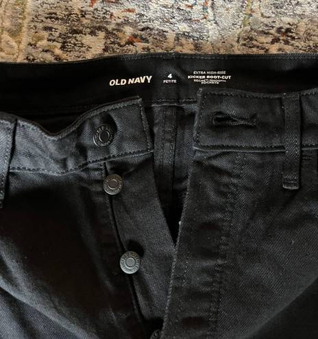 Old Navy NEW  Petite Black High Waisted Bootcut Jeans