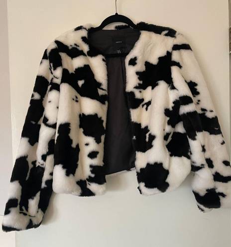 Forever 21 Cow Print Jacket