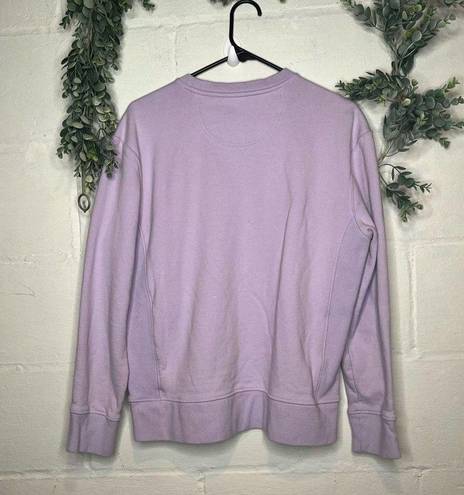 Life is Good  | women light purple crewneck pullover