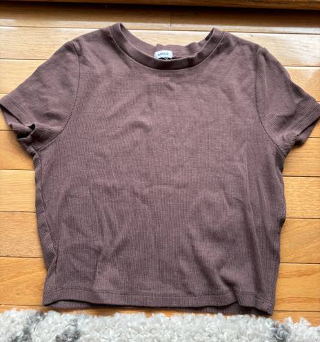 Garage Brown Baby Tee 