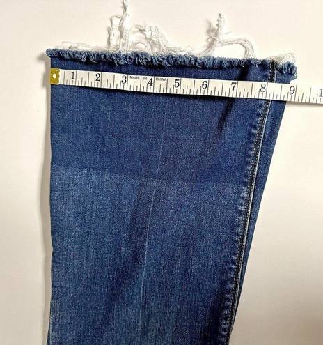 Spanx  Cropped Flare Raw Hem Jeans