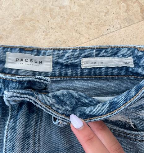 PacSun Ripped Mom Jean Shorts