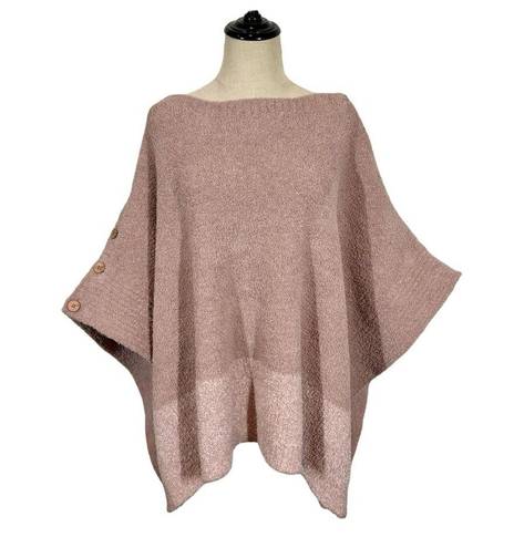 Barefoot Dreams  CozyChic Coastline Poncho in Ballet Pink А382066