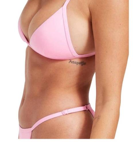 Good American NEW  Women's Plus Size 3X Sugar Pink Perfect Fit Bikini Top