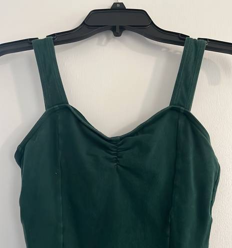 Capezio green princess tank leotard