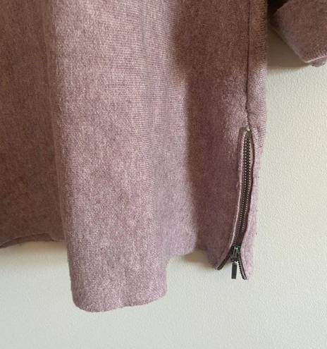 Tahari  Mauve Mock Turtleneck Sweater