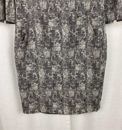 MM.LaFleur  Crackle Print Etsuko Sheath Dress Sz.12