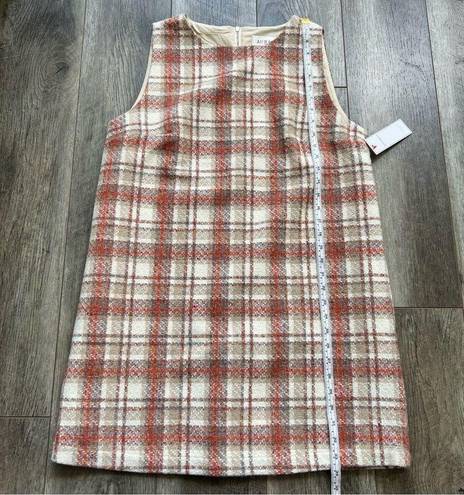 Aura  NWT Loves Warmth Beige Multi Tweed Dress from The Red Dress Size Large