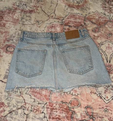 ZARA Jean Mini Skirt