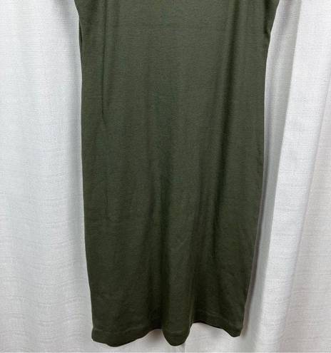 James Perse Standard  Artillery Green Ribbed Knit Tank Dress Sz.3(L) NWT