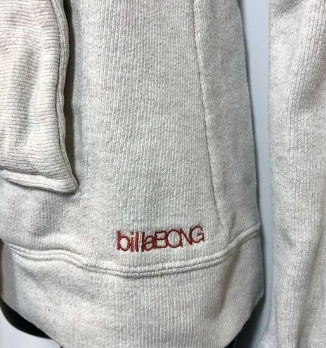 Billabong  Women’s Double Breasted Coat, Hooded in Cream, Size Small