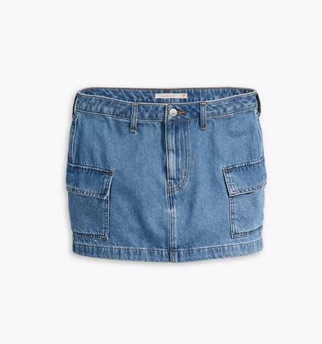 Levi’s 94 Denim Cargo Mini Skirt