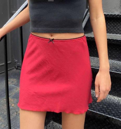 Brandy Melville Red Skirt