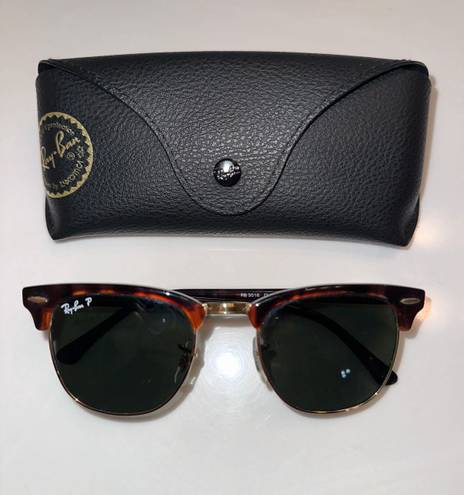 Ray-Ban Tortoise Clubmaster Polorized