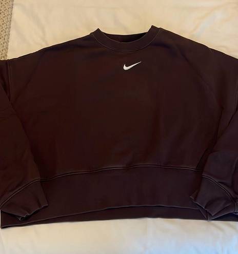 Nike Cropped Oversized Crew