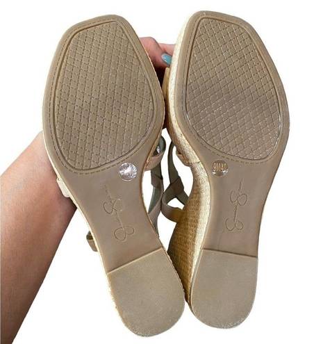 Jessica Simpson  Salona Strappy Wedge Sandals Sz 9 NWOT