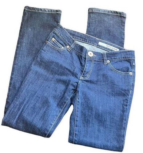 DKNY  Straight Low Rise Dark Wash Blue Denim Jeans Women's Size 5