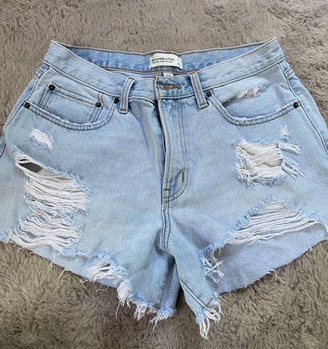 Abercrombie Curve Love Jean Shorts Size 29