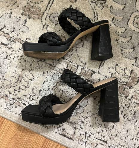 Sincerely Jules Braided Platform Heels