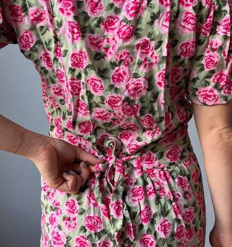 Nordstrom Vintage  Pink Floral Jumpsuit