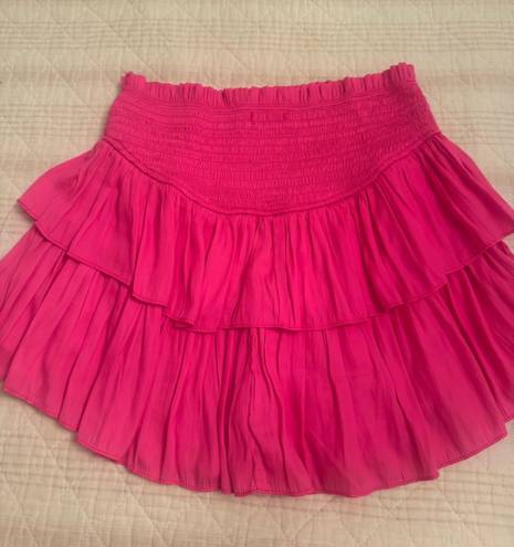 Pink Ruffle Skirt