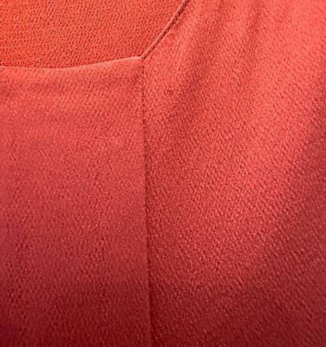 The Row Brick Red Silk Top w/ Low Back