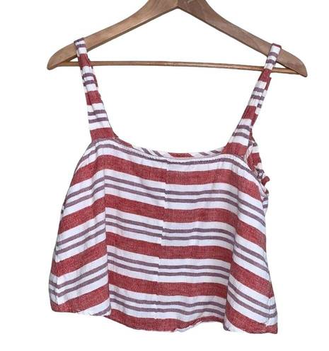 Lovers + Friends  Berry Stripe Maybe Monday Top S