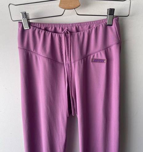 Bo and Tee  Purple Lilac Scrunched Back & Front Workout Athletic Leggings