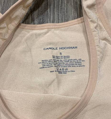 Carole Hochman Nude Scoop Neck Tank Top